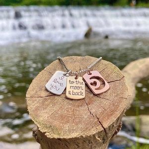 Love You To the Moon and Back Necklace